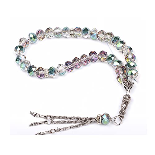 XER Diamant Schnitt ovaler Rosenkranz 33. Buddhist An Perlen Buddha-Meditation-Perlen Mala Perlen Halskette Männer Frauen Schmuckgeschenke Cover