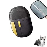 KQUQK Cat Shedding Tools，Pet Hair Remover Electrostatic Gloves, New Gloves for Pet Hair Upgrade Efficient,cat Brush (Black163)