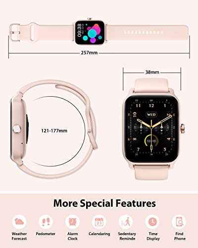 Gydom Smart Watches For Women Answer & Dial Call, Alexa Built-In 1.8" Touch Screen Activity Trackers With Fitness Heart Rate Sleep Monitor, 100+ Sports Modes, Ip68 Waterproof For Iphone Android (Pink) #TOP5