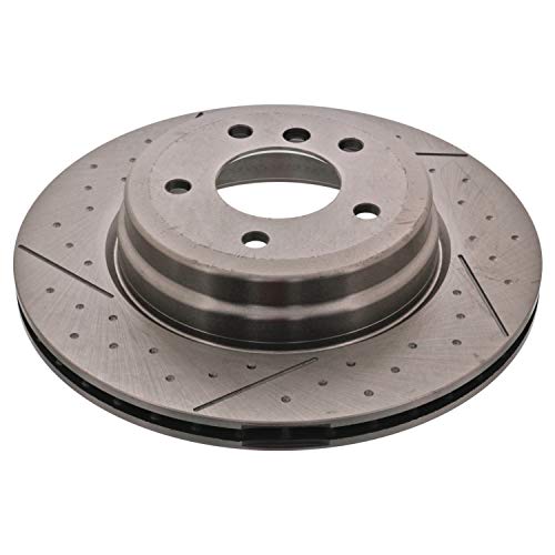 Disques de frein arrière Febi Bilstein 43800 anti fading perforés 5 trous