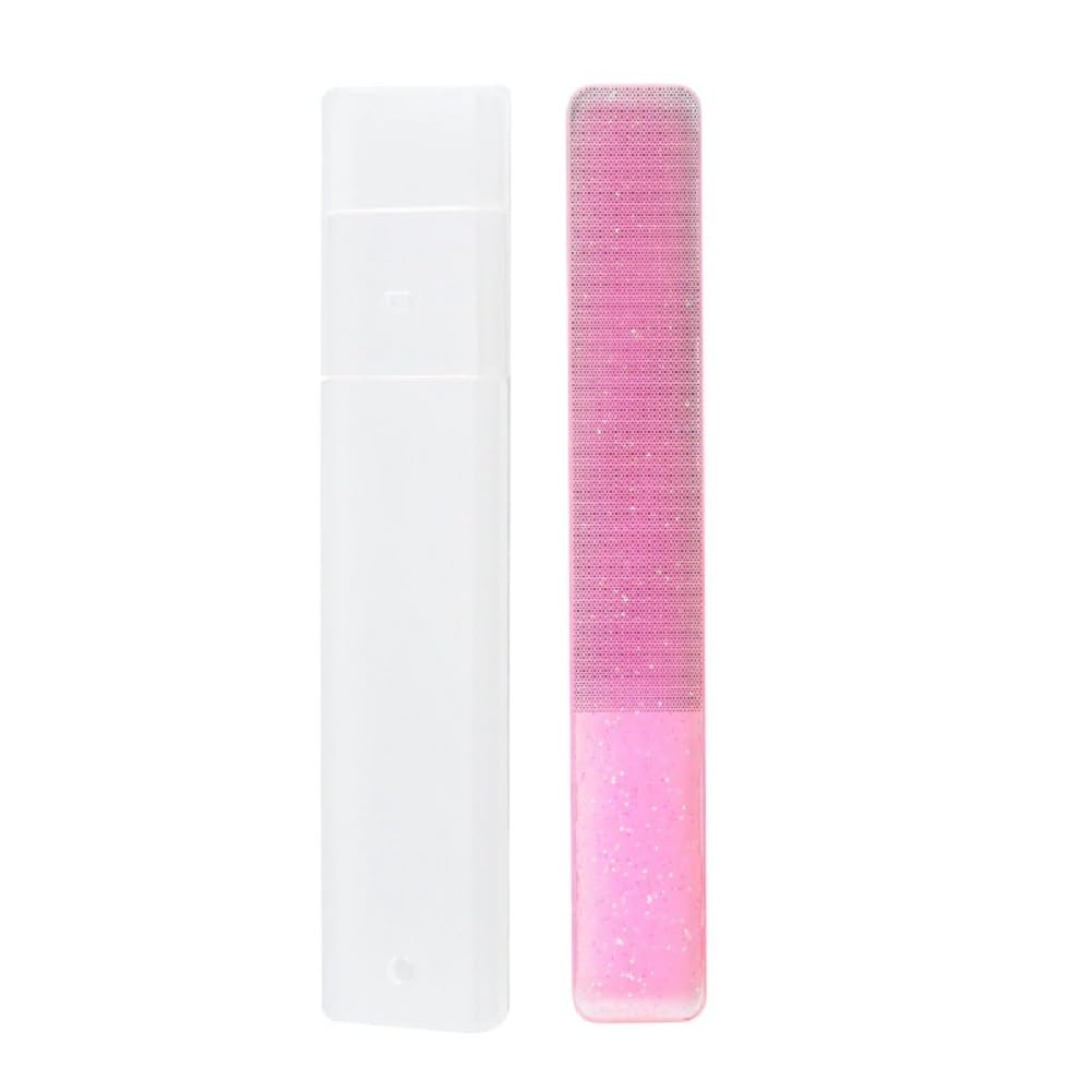 Salon-Grade Washable Nail Files Set - Reusable Emery Boards for Shaping and Styling Nails, Professional Tools for Home and Professional Use,Pink