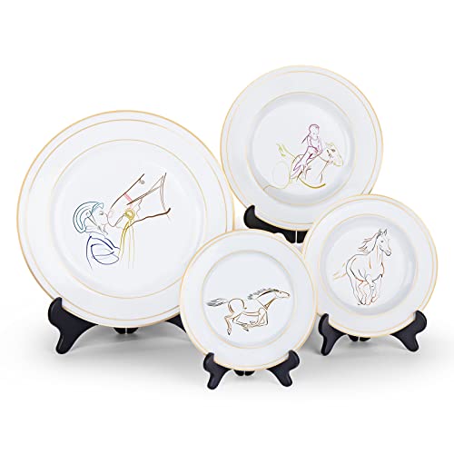 Homcare Horse Themed Plate Gifts For Women Girls Horse Lovers,Ceramic Decorative Snack Dinner Plate Horse Lovers Gifts For Equestrian, Cowgirls #TOP30