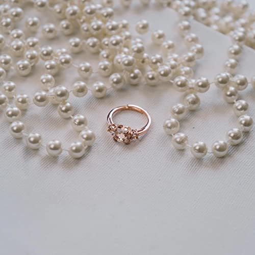 Philip Jones Rose Gold Plated Adjustable Three Stone Ring Created with Zircondia® Crystals