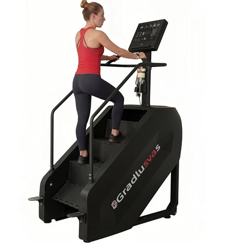 Stair Stepper Machine with Resistance & Heart Rate Monitor
