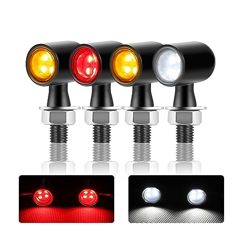 Lampe de signalisation clignotant moto 8mm avec feux de circulation diurnes