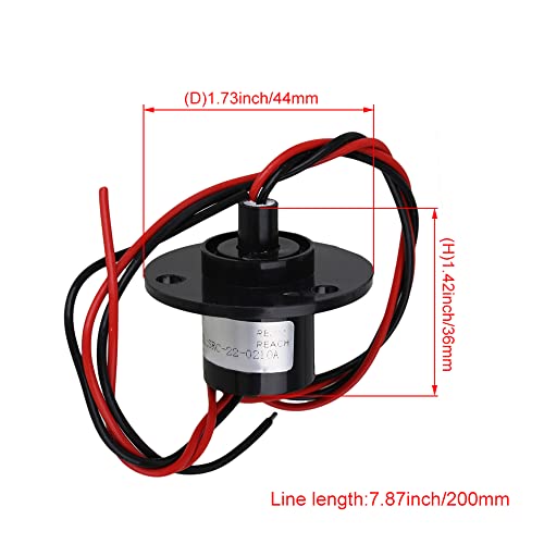 Miniatura 4 de Bqlzr - Anillo Colector Con Cápsula Para Equipos Electrónicos 43,9 Mm, 500 Rpm, Ac Dc 240 V, 10 A
