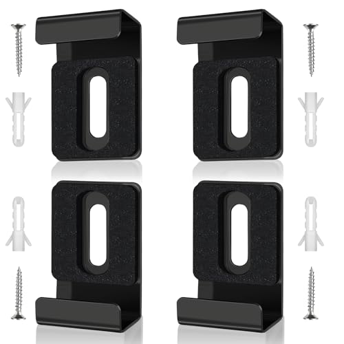 ATTEEFI 4 Stück Spiegelhalterung Wand, Robust Spiegelklammern...