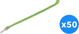 3A Strap for ID Card Holder with Clips, Set of 50 - Green