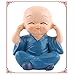 4 Monks Figurine Statue Cute Little Monks Hear No Evil See No Evil Speak No Evil Do No EvilStatue Wealth Lucky Figurine Showpiece Home Miniature Baby Buddha Decor Gift