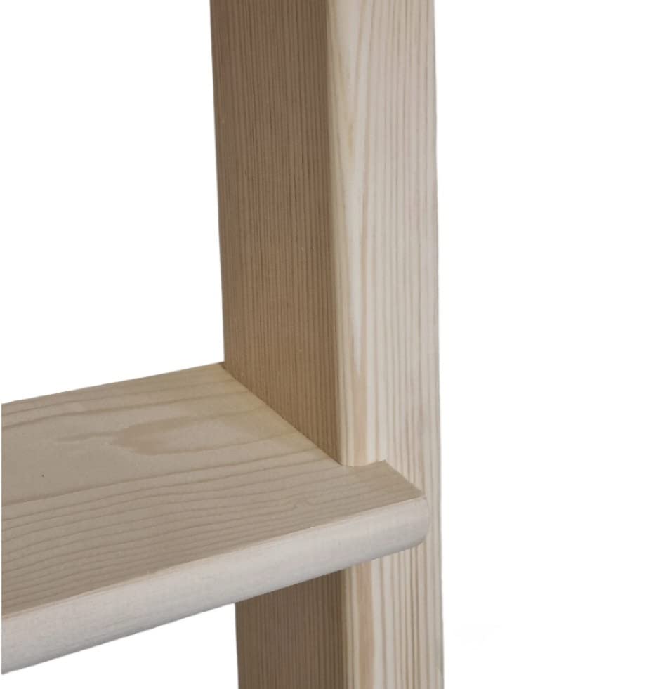 Scaletta In Legno Massello Per Soppalco O Letto A Castello