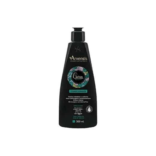 Arvensis – Condicionador Cachos Naturais 300ml | Hidratação, Definição, Brilho, Fórmula Vegana, Para Cachos