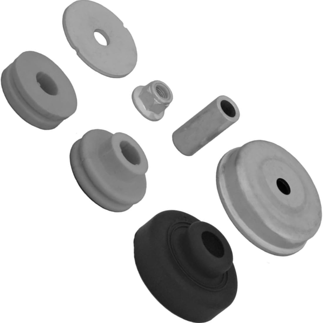 1 PCS Rear Upper Suspension Shock Mounting Kit Replacement 33506767010, 33506771737, 33506771738 fits BMW 128i,135i,325i,325xi,328i 2006 2007 2008 2009 2010 2011 2012-2013