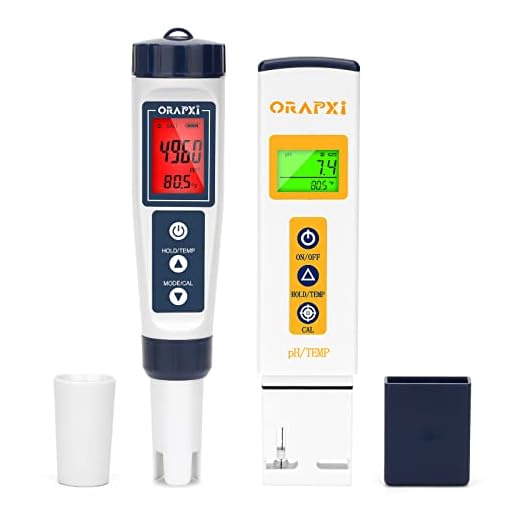 ORAPXI Pool Salt Tester and pH Tester for Saltwater Pool Salinity and pH Meter Kit for Pool Hot Tub and Spa (Range 0-9000ppm, 0.00-14.00pH)