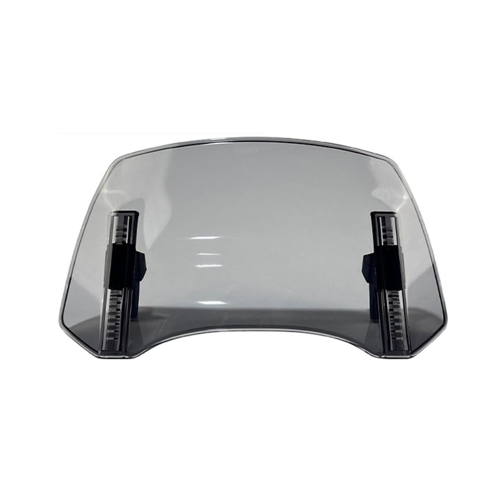 PJTZQHN Motorcycle Windshield Windscreen for Triumph Daytona 675 2006–2012 Heightened Extension Adjustable Clip Wind Deflector Extension,gray-L