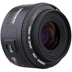 Yongnuo Gran Angular YONGNUO YN - Lente de 35 mm de gran angular fijo/auto AF / MF para cámara Canon EOS