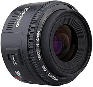 YONGNUO YN35mm F2 Lens 1:2 AF/MF Wide-Angle Fixed/Prime Auto Focus Lens for Canon EF Mount EOS Camera