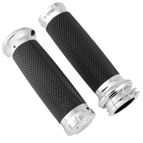 Poignées guidon 1 pouce pour moto Sportster et Touring avec guidons de 25 mm