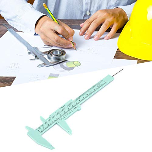 Calibrador Vernier de Regla Doble de Plástico 150 mm miniatura 6