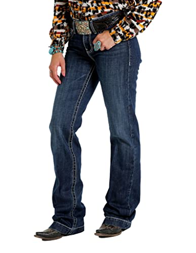 Western Jeans Womens Hayley Trouser Leg Whiskers CB70154001