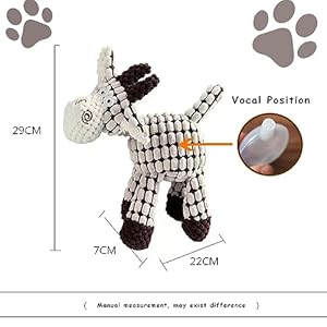   Plush-Dog-Toy-Squeaky-Sheep-Cute-Stuffed-Animal-Toy-for-Small-Medium-Dogs-Teething-Chew-Toy-for-Puppy-Interactive-Playmate-Reduces-Anxiety-Durable