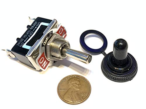 1 Piece Black waterproof 15a spdt 3PIN momentary Toggle switch