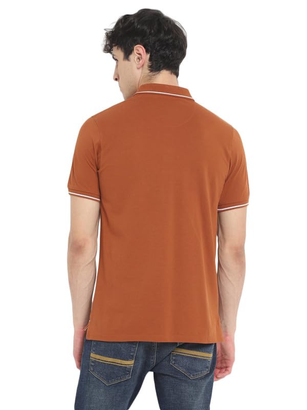 Image of AMERICAN CREW Polo Collar T-Shirt for Men with Pocket