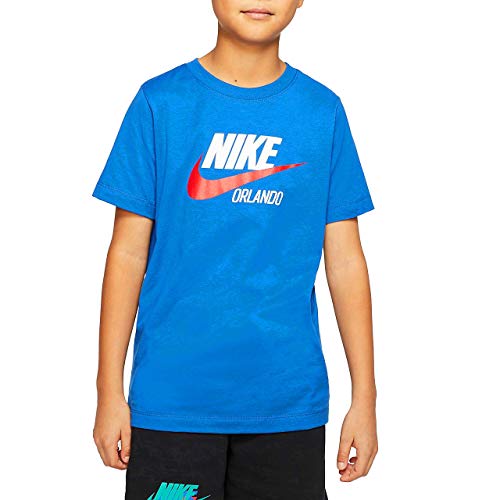 Nike Boys Sports Wear Short Sleeve T-Shiirts Orlando CW0924-477 Size L
