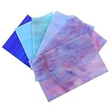 Vetrate colorate: design con motivo a increspature d'acqua e colori misti, tessere di mosaico artigianali all'ingrosso