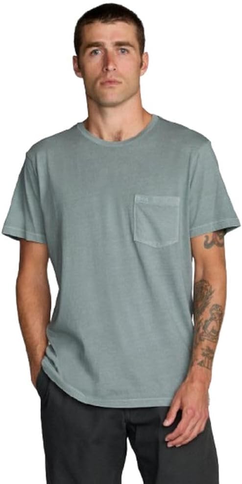 RVCA Mens PTC 2 Pigment Short Sleeve