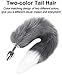Anal Butt Plug Stainless Steel Anal Stopper SM Anus Toy with Faux Fox Tail