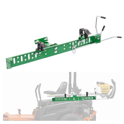 ALMULOO Adjustable Zero Turn Mower Trimmer Holder Fit for 1"-2" Roll Bars Quick Clamp Locking System -Green by ALMULOO - Used condition - US$60.52