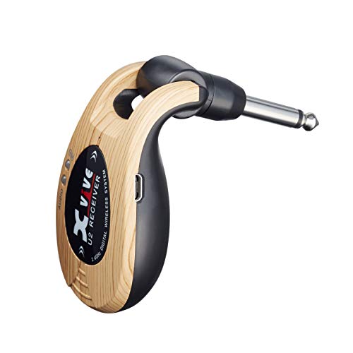 Xvive U2 Wireless Guitar System Gold 2.4GHz Transmitter and Receiver for Electric Guitar Bass, Violin, Keyboard - Image 3