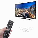 Ouitble Pilot zastępczy do telewizora Philips LCD LED, uniwersalny pilot zdalnego sterowania z 6 przyciskami szybkiego dostępu
