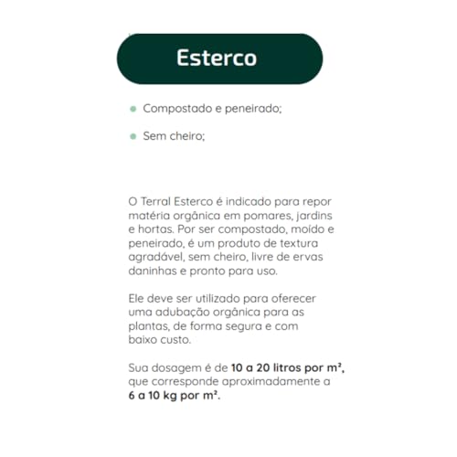 Esterco Terral com 2kg