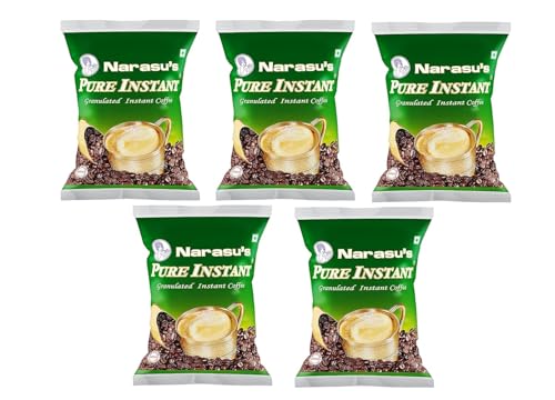 Image of Narasus Coffee Pure Instant Coffee Ground Packet (50Gms) - Pack of 5