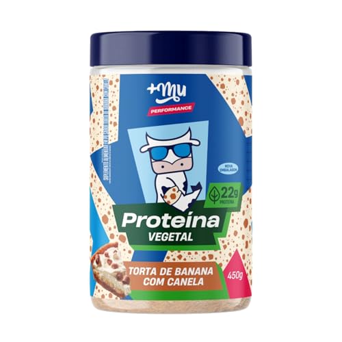 +Mu Pote Proteína Vegetal Sabor Banana com Canela 22g – 450g