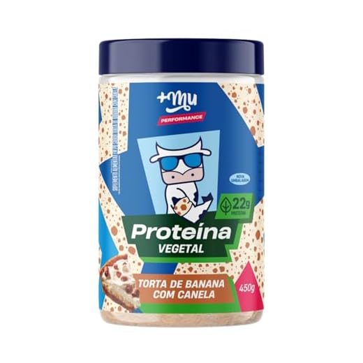 +Mu Pote Proteína Vegetal Sabor Banana com Canela 22g - 450g
