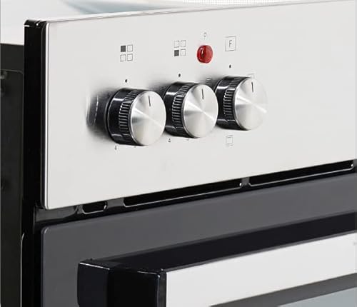 PKM Einauherdset BIC3-IGKIX-2 | Edelstahlblende | Glaskeramikkochfeld 60cm | 3 Backofenfunktionen | Energieeffiziezklasse A