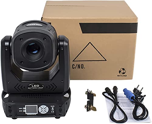 Shehds Moving Head Lights Led 100W Beam Effect 16 Degree 7 Dynamic & 6 Static Gobos 8 Colors Spotlights 6-Facet Prism Dmx512 With Rdm And Linear Focus Dj Stage Lights For Chrismas Wedding Party Dance #TOP6