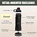 Diversion Water Bottle with 13.5oz Capacity - Ultimate Hidden Compartment for Travel, Beach, Car to Store Valuables like Jewelry, Cash, Money, Coins, Car Keys - Storage Home Security - Black