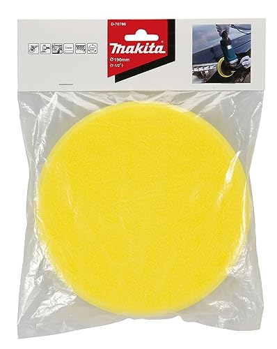 Éponge velcro jaune 190mm - vue 3