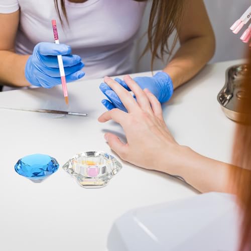 Vaso para lavar pinceles de uñas ULTECHNOVO azul lago miniatura 7