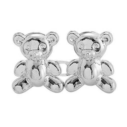 Button Pin Detachable Decorative Waist Buckles No Sewing Bear Waist Tighten