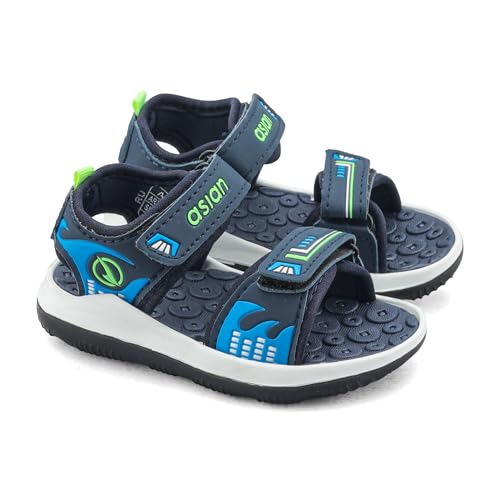 Image of ASIAN Henry-02 Kids Sports Sandals for Boys & Girls | Lightweight Sports Sandals with Soft Cushioning | Velcro Straps & Anti-Slip Grip Sole