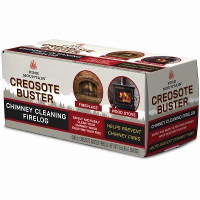 Pine Mountain Creosote Buster Chimney Cleaning Safety Firelog 3.5Lb Log Brown 1 Count, (4152501500) #TOP6