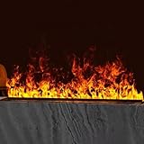 Chimenea de vapor de agua con control remoto, panel táctil y llenado automático de agua para un ambiente moderno del hogar