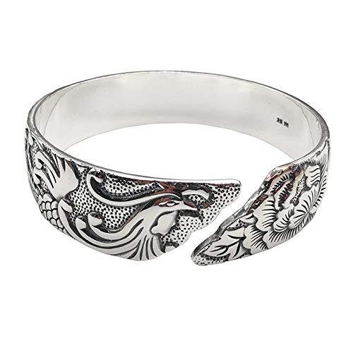 Bracelet en argent S925 style chinois pour sublimer vos tenues de soirée