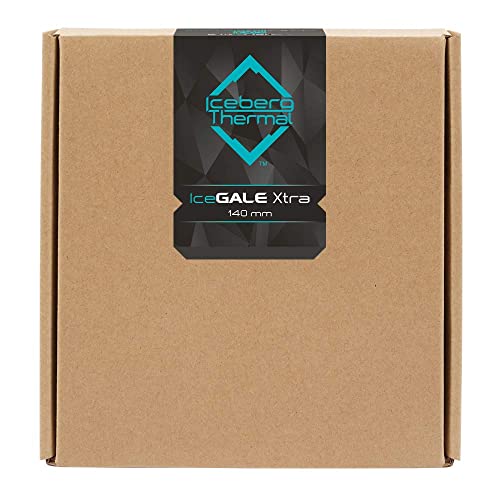IceGALE Ventilateur à roulement à billes PWM haute performance 140 mm Noir 14 cm Ventilateur d'ordinateur compatible bureau – vue 7