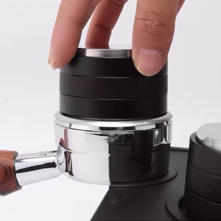 Coffee Distributor/Tamper Coffee Leveler/Tamper Adjustable Depth Coffee Distributor Stainless Steel Espresso Tamper/Leveler Double-Head Coffee Distributor/Tamper 53mm Distributor/Tamper