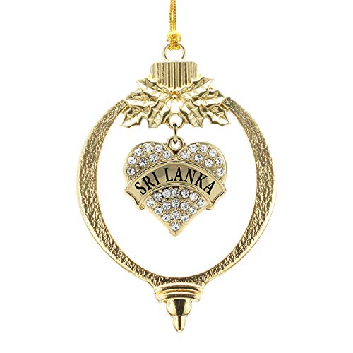 Inspired Silver Sri Lanka Gold Christmas Ornament